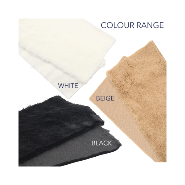 Хутряне полотно для вітрозахисту мікрофона URSA Straps FurTangle 30×15 см, чорне (U-FURTANG-BLK)