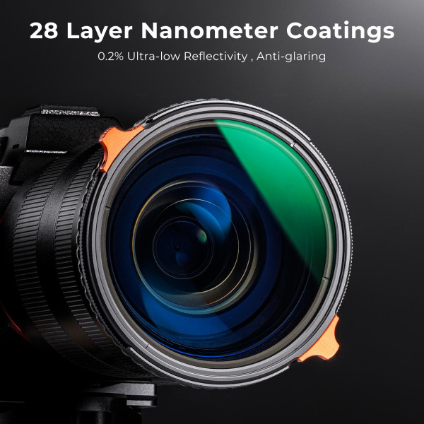Світлофільтр K&F Concept 72mm Variable ND4-64+CPL Nano-X 2-6 Stop (KF01.1916)
