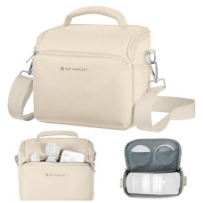 Слинг-сумка K&F Concept Urban Wander 5L — компактная кроссбоди-сумка для камеры DSLR/SLR, лёгкая и удобная для фотографов (Beige) (KF13.179V3)