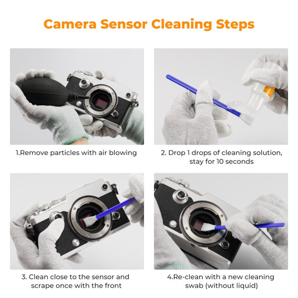 K&F Concept APS-C комплект для чистки 12mm сенсоров Micro Four-Thirds 4/3 (SKU.2316)
