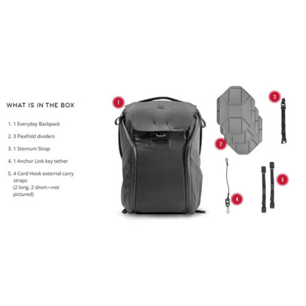 Рюкзак Peak Design Everyday Backpack 20L Midnight (BEDB-20-MN-3)