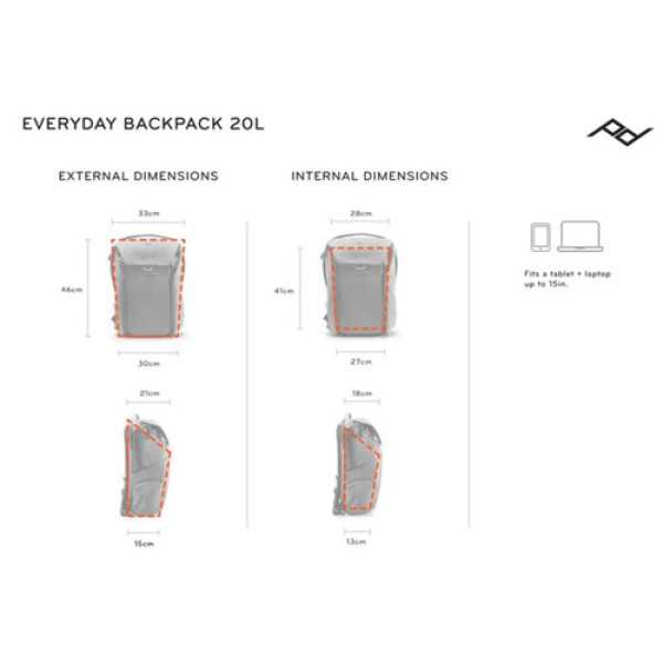 Рюкзак Peak Design Everyday Backpack 20L Midnight (BEDB-20-MN-3)