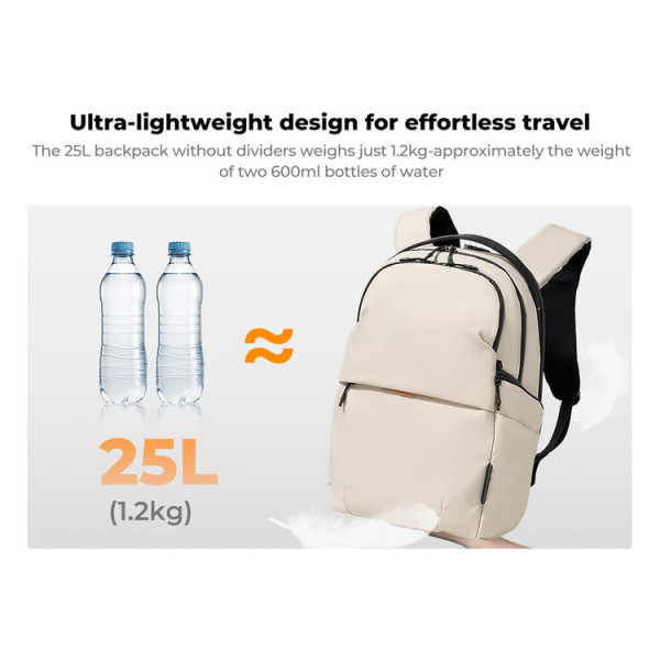 Фоторюкзак K&F Concept Urban Wander 03 бежевий 23 л (KF13.300V1)