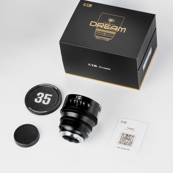 Кінооб'єктив 7Artisans Dream 35mm T1.5 для Sony E Full Frame (35T15B-E)