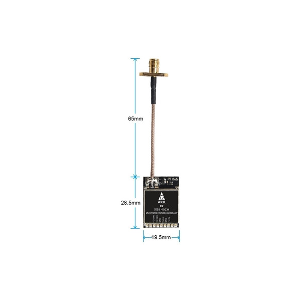 Відеопередатчик AKK X2-P 5.8GHz 800mW
