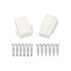 Коннекторы силовые QJ EL4.5-6P пара мама+папа (6 pin), 50 шт