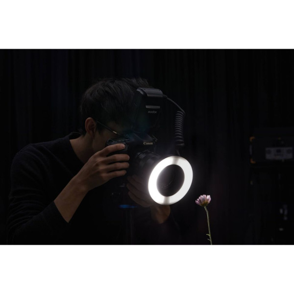Кольцевая макровспышка Godox MF-R76C TTL для Canon