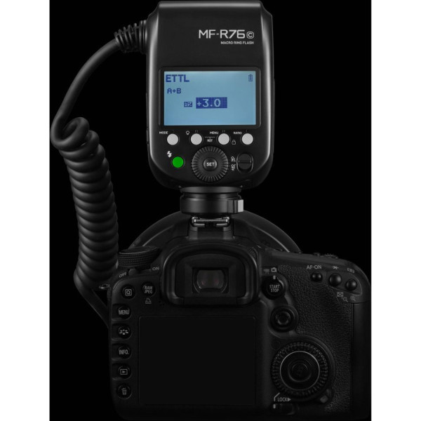 Кольцевая макровспышка Godox MF-R76C TTL для Canon