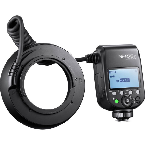 Кольцевая макровспышка Godox MF-R76C TTL для Canon