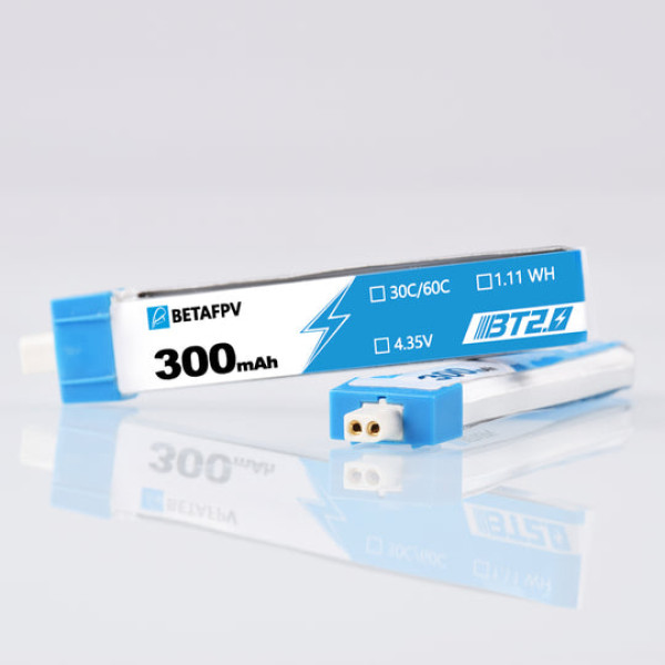 Набір акумуляторів BETAFPV BT2.0 300mAh 1S 30C батарея (8 шт.)