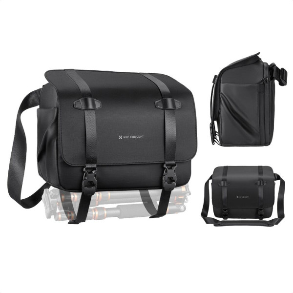 Cумка на плечо для фотоаппарата K&F Concept Camera Sling Bag 10л Urban Wander 10 Black (KF13.163)
