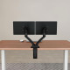 Настольный крепеж для двух мониторов Loctek VNDLB502D Black