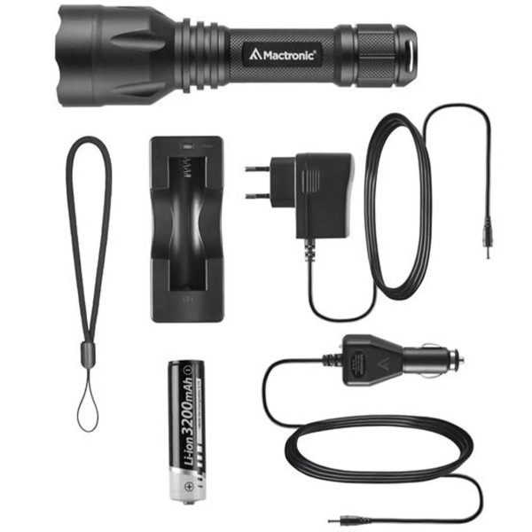 Тактичний фонарик Mactronic Black Eye 1550 (1550 лм) Перезаряджається (THH0046)