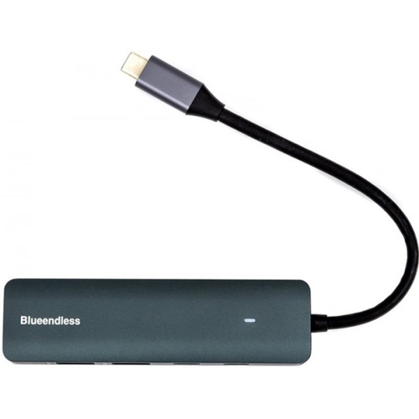 USB-хаб Blueendless USB Type-C - 2 x USB 3.0, Type-C PD, HDMI (CA913435)