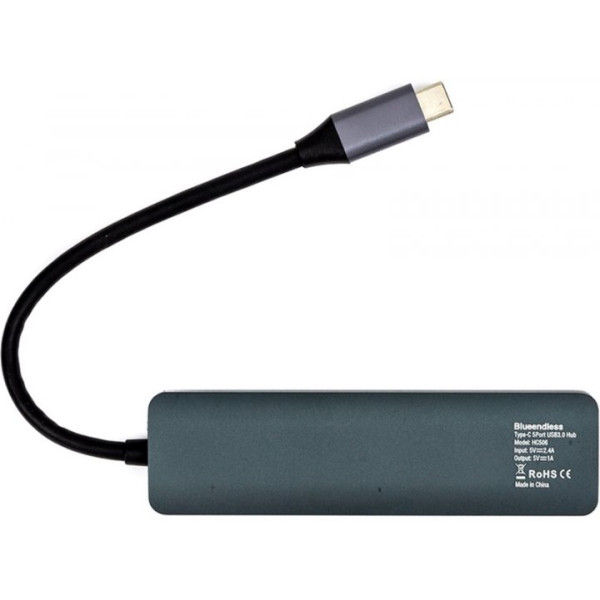 USB-хаб Blueendless USB Type-C - 2 x USB 3.0, Type-C PD, HDMI (CA913435)