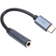 Адаптер CABLETIME USB Type-C (M) - AUX 3.5 мм (F) (CA913725)