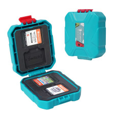 Защитный противоударный чехол Lynca KH5S для игровых карт Nintendo Switch и NS NX Hard Shell (голубой)