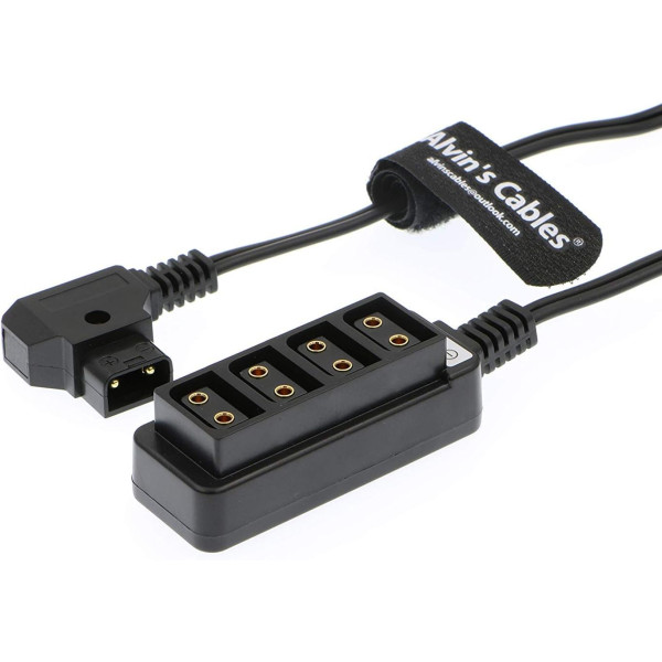Кабелі Alvin's D-tap Кабель-розгалужувач D-tap Male to 4 Port Dtap Female