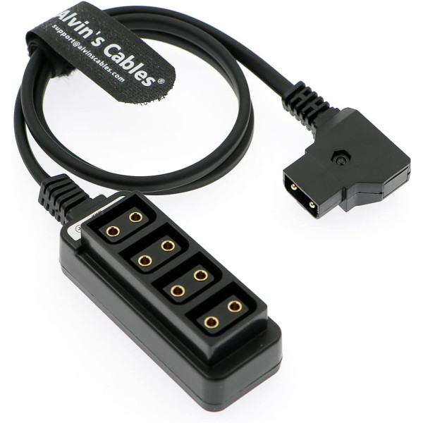 Кабелі Alvin's D-tap Кабель-розгалужувач D-tap Male to 4 Port Dtap Female