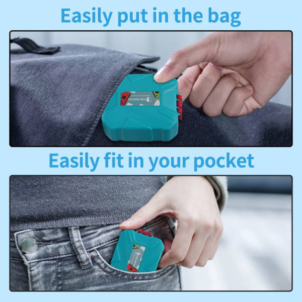 Защитный противоударный чехол Lynca KH5S для игровых карт Nintendo Switch и NS NX Hard Shell (голубой)