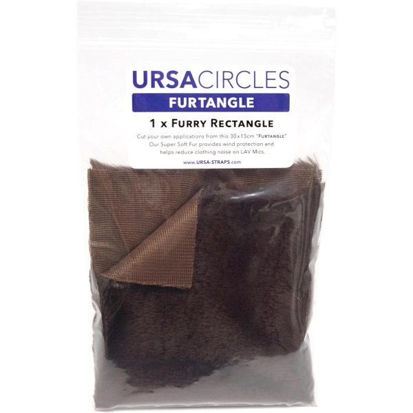 Меховое полотно для ветрозащиты микрофона URSA Straps FurTangle 30×15 см, коричневое (U-FURTANG-BRN)