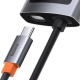 USB-хаб Baseus Metal Gleam Series 4-в-1 багатофункціональний хаб Type-C — док-станція сірого кольору（Type-C до HDMI*1+USB3.0*1+USB2.0*1+PD*1）