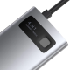 USB-хаб Baseus Metal Gleam Series 4-в-1 багатофункціональний хаб Type-C — док-станція сірого кольору（Type-C до HDMI*1+USB3.0*1+USB2.0*1+PD*1）