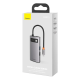 USB-хаб Baseus Metal Gleam Series 4-в-1 багатофункціональний хаб Type-C — док-станція сірого кольору（Type-C до HDMI*1+USB3.0*1+USB2.0*1+PD*1）