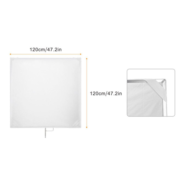 Прапор для фотостудії E-Image Flag Panel F03-48 (120x120cm)