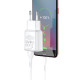 Сетевое зарядное устройство с кабелем HOCO C88A Star round dual port charger set (Type-C) 12W White