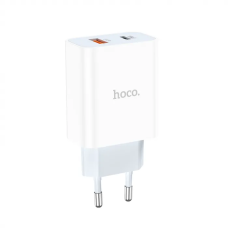 Сетевое зарядное устройство HOCO C97A PD20W+QC3.0 charger White