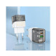 Сетевое зарядное устройство BOROFONE BA80A Scenery PD20W+QC3.0 charger (EU) Transparent Black