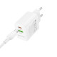 Сетевое зарядное устройство BOROFONE BN29 Fuente PD30W+QC3.0 charger (EU) White