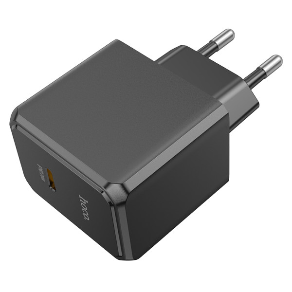 Сетевое зарядное устройство HOCO CS13A Ocean single port PD20W charger Black