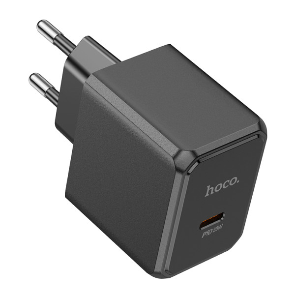 Сетевое зарядное устройство HOCO CS13A Ocean single port PD20W charger Black