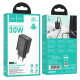 Сетевое зарядное устройство HOCO N62 Gentle single port PD30W charger (EU) Black