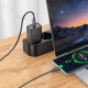 Сетевое зарядное устройство HOCO N62 Gentle single port PD30W charger (EU) Black
