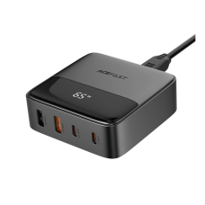 Сетевое зарядное устройство ACEFAST Z6 PD65W GaN (2*USB-C+2*USB-A) desktop charging adapter Black