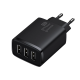 Сетевое зарядное устройство Baseus Compact Charger 3U 17W EU Black Network Charger