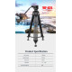 Видео штатив (KIT) WF-616 (h-1,8m, max-8,0kg)