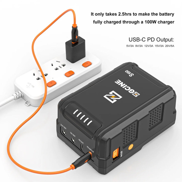 Акумулятор ZGCINE S150 (133.2Wh) V-Mount Battery USB-C PD in/out Fast Charging (ZG-S150)