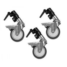 Колеса для C-Stand E-Image CS25S, 25мм (For LCS-01, LCS-02, LCS-03)