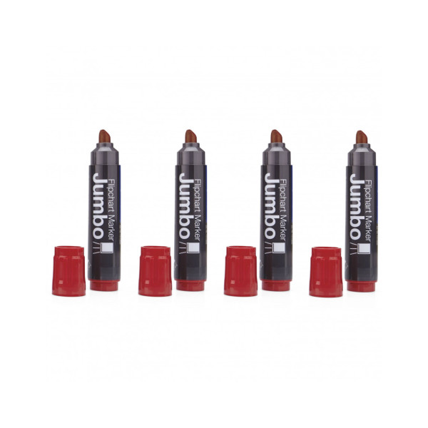 Червоні маркери для паперу Magnetoplan Jumbo Red Set (1111502)