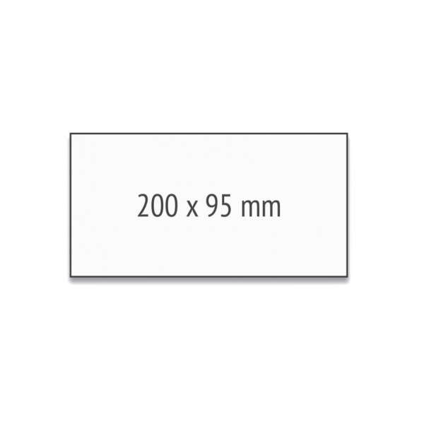 Самоклейні прямокутні картки 200×95 різнокольорові Magnetoplan набір різнокольорових прямокутників (111151590)