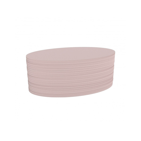 Карточки модерации овальные 190x110 бледно-розовые Magnetoplan Oval Pink Set (111151918)