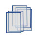 Рамки магнитные A4 синие Magnetofix Frame Blue Set (1130303)