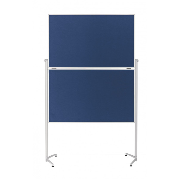 Доска модерационная мобильная складная 1200x1500 синяя Magnetoplan Design-Seminarboard Evolution+ Mobile Folding Felt-Blue (1151303)