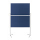 Доска модерационная мобильная складная 1200x1500 синяя Magnetoplan Design-Seminarboard Evolution+ Mobile Folding Felt-Blue (1151303)