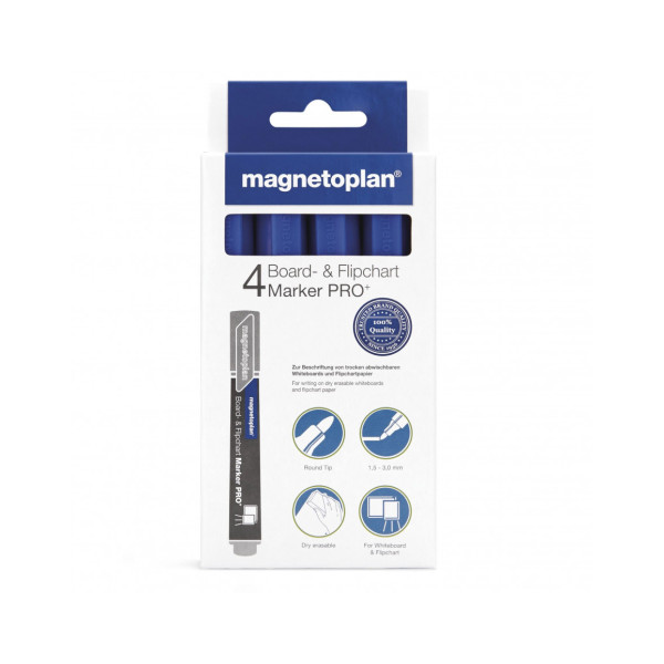 Маркеры универсальные синие Magnetoplan PRO+ Blue Set (1228103)