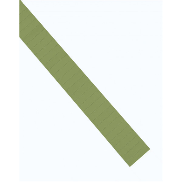 Карточки этикеточные 40x10 оливкового цвета Magnetoplan Ferrocard Labels Olive Set (1284109)